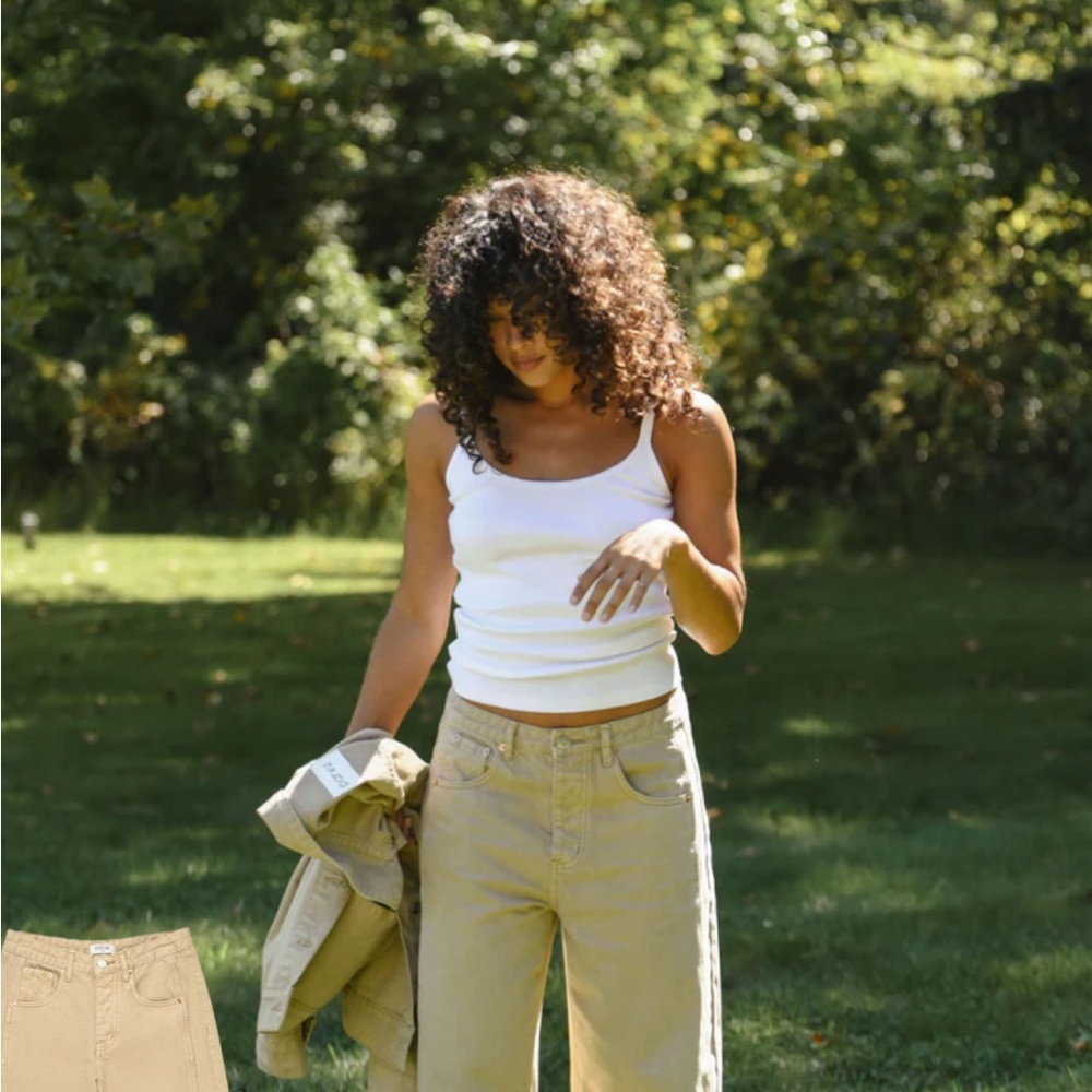Parke Horseshoe Jeans in Camel